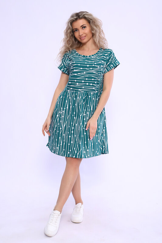 Натали Платье 580681 13198 зеленый