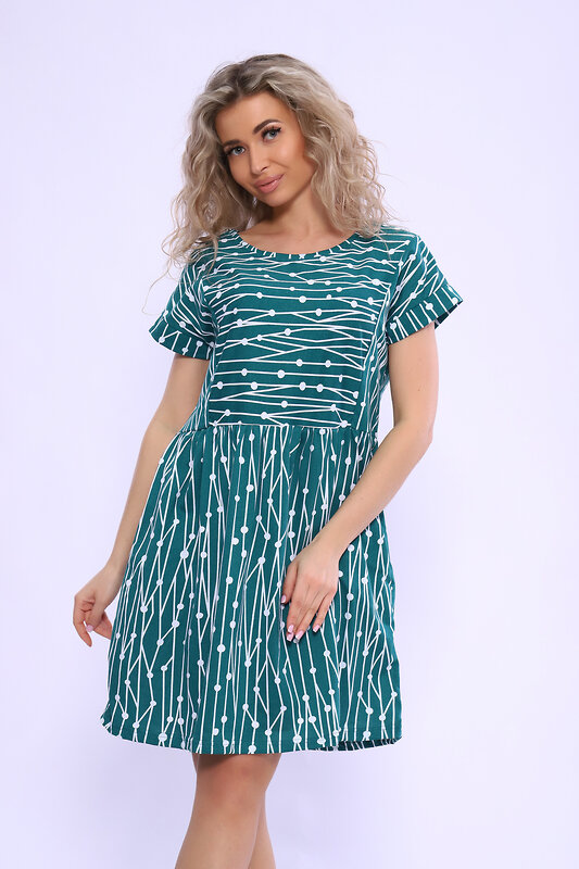 Натали Платье 580681 13198 зеленый