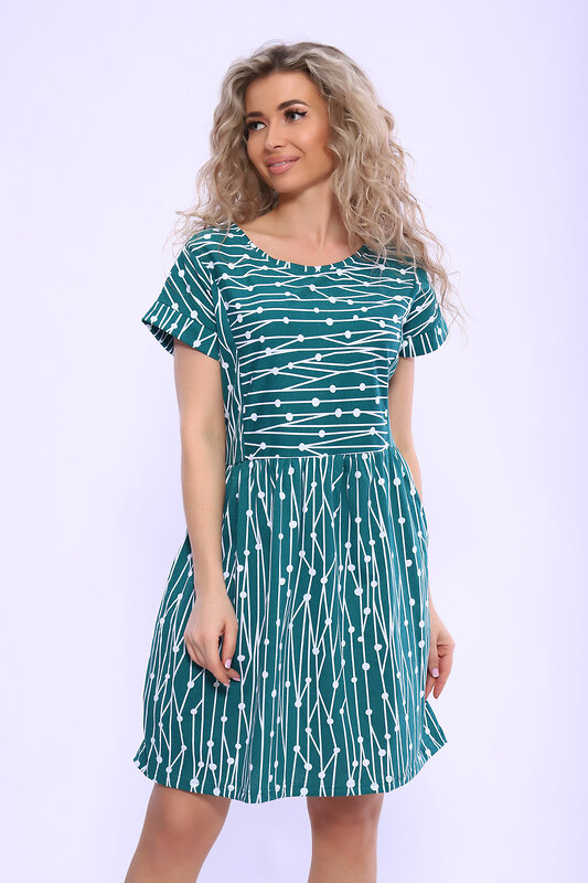 Натали Платье 580681 13198 зеленый