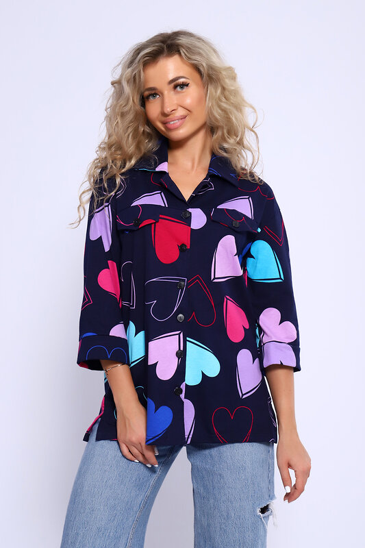 Натали Туника 580682 13197 темно-синий