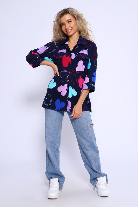 Натали Туника 580682 13197 темно-синий