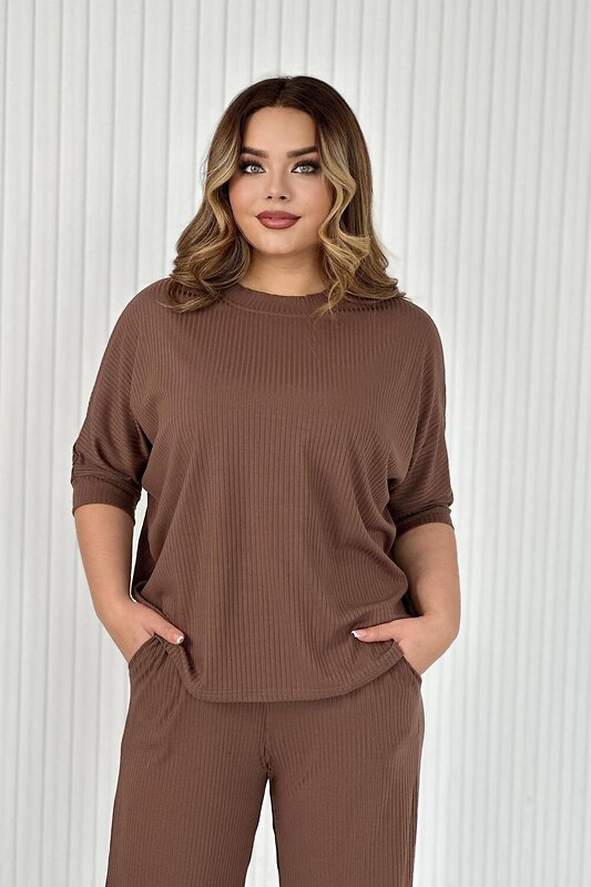 Натали Костюм 580685 52345 коричневый