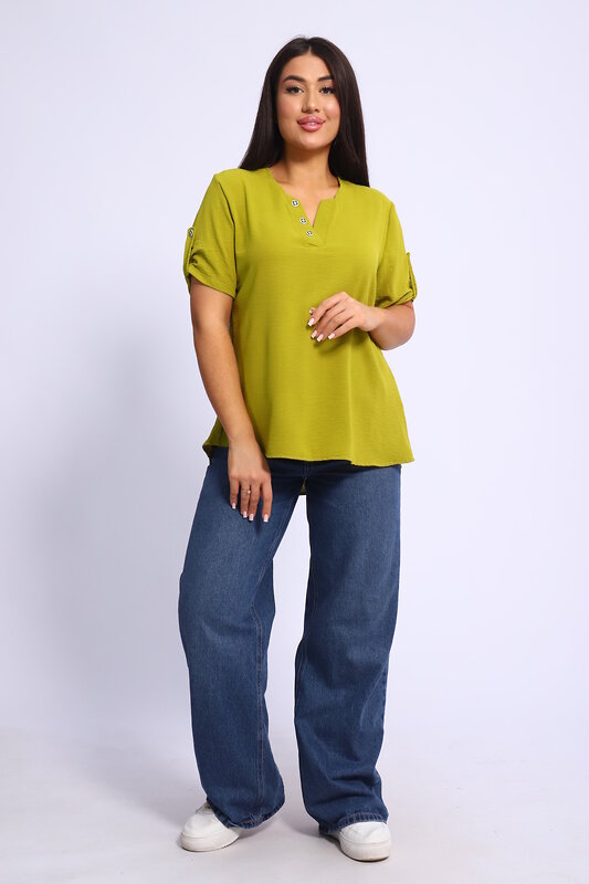 Натали Туника 580690 52343 оливковый