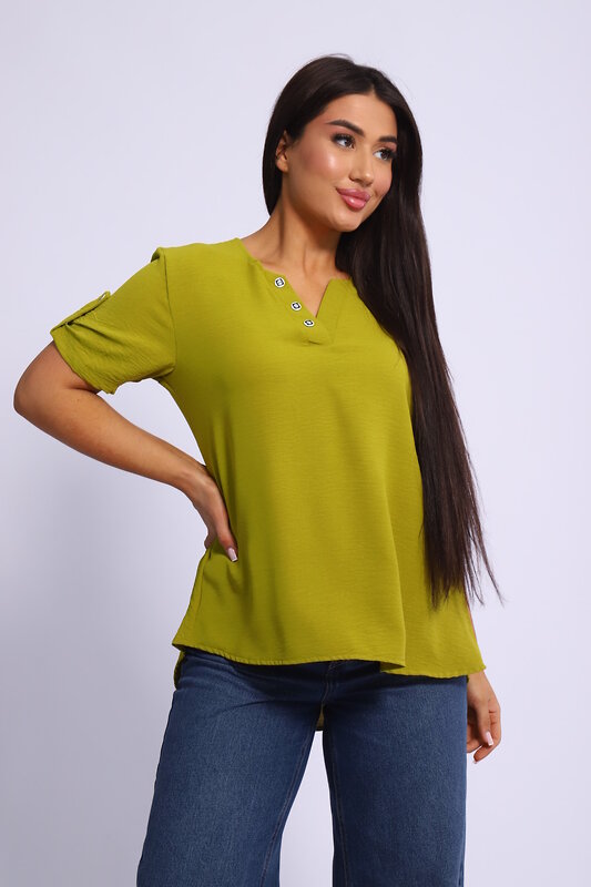 Натали Туника 580690 52343 оливковый