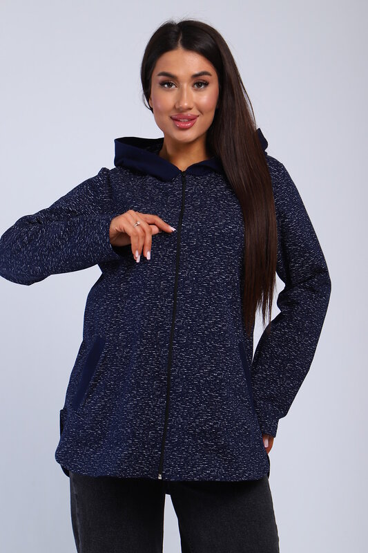 Натали Толстовка 580695 52340 темно-синий