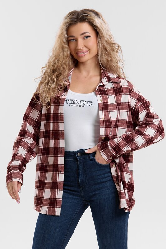 Натали Рубашка 580708 36995 коричневый