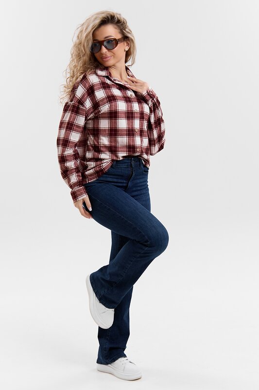 Натали Рубашка 580708 36995 коричневый