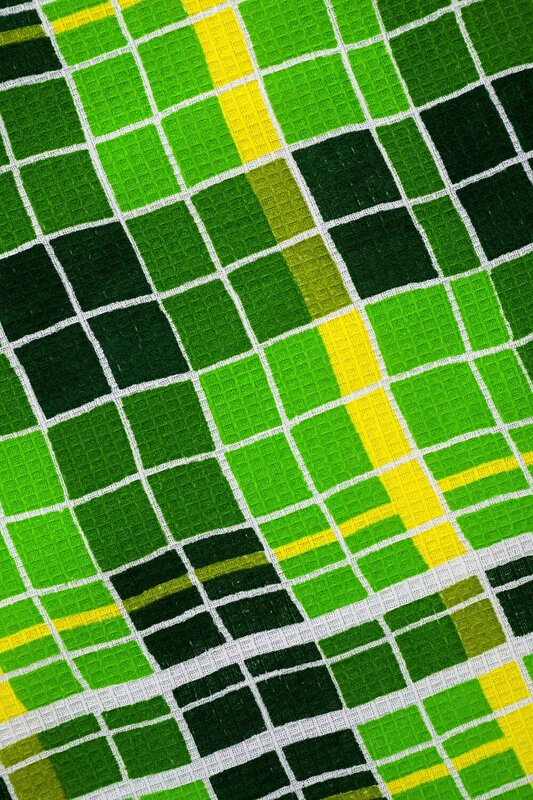 Натали Полотенце 580712 Полотенце пляжное Яркая клетка зеленый