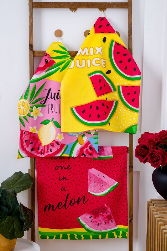 Натали Полотенце 580713 3 желтый,  зеленый