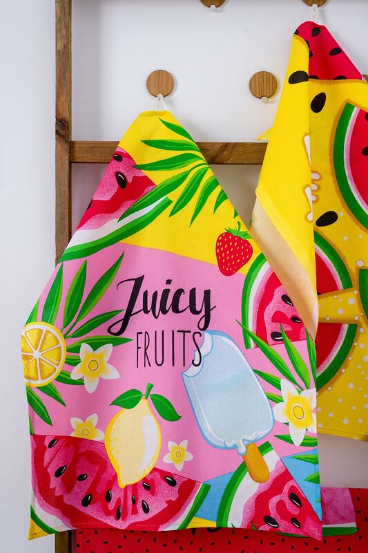 Натали Полотенце 580713 3 желтый,  зеленый