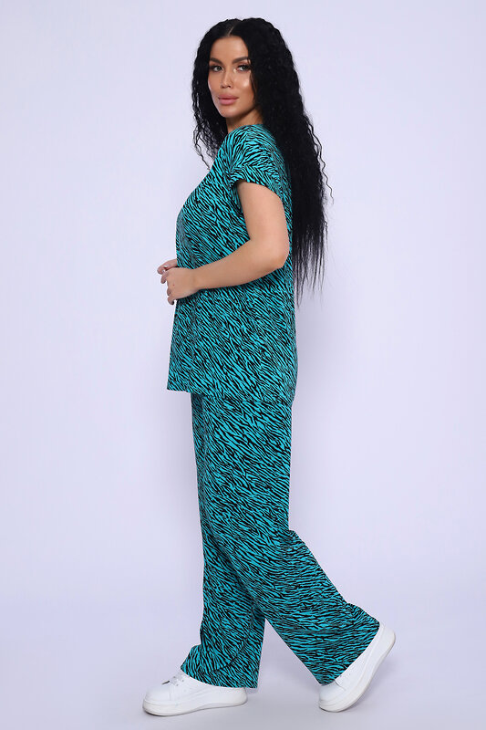 Натали Костюм 580741 24669 бирюзовый