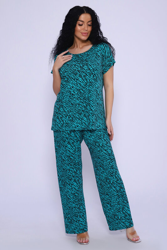 Натали Костюм 580741 24669 бирюзовый