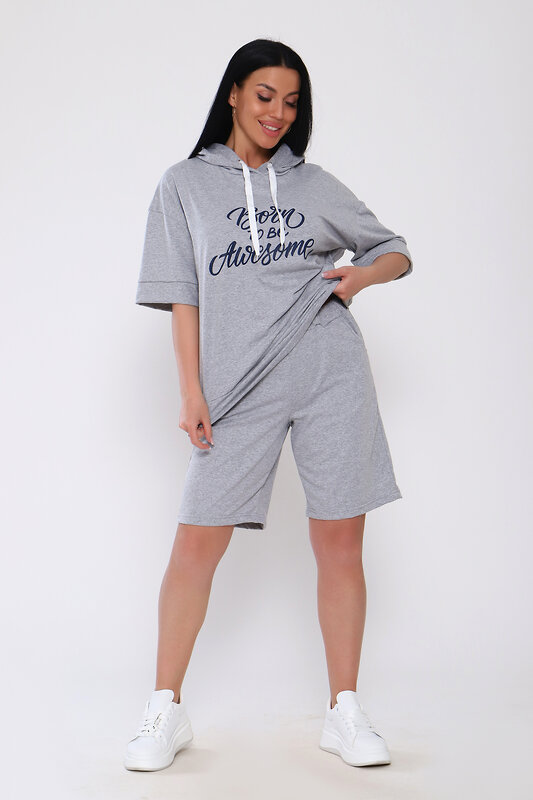 Натали Костюм 580754 78545 серый