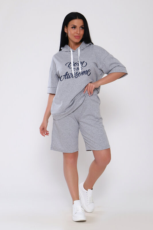 Натали Костюм 580754 78545 серый