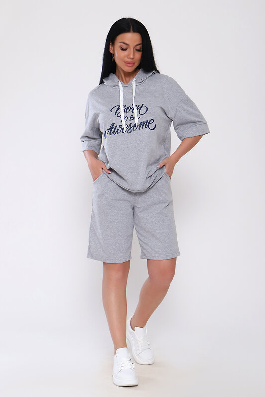 Натали Костюм 580754 78545 серый