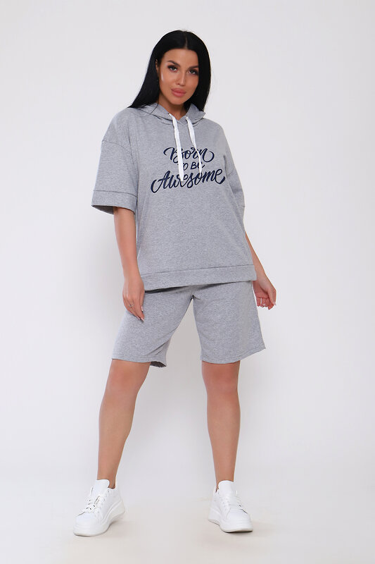 Натали Костюм 580754 78545 серый