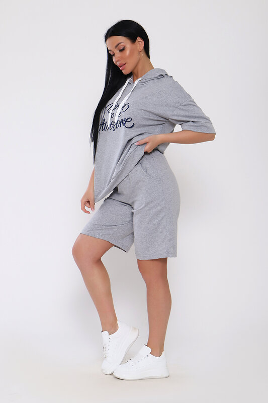 Натали Костюм 580754 78545 серый