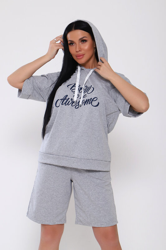 Натали Костюм 580754 78545 серый