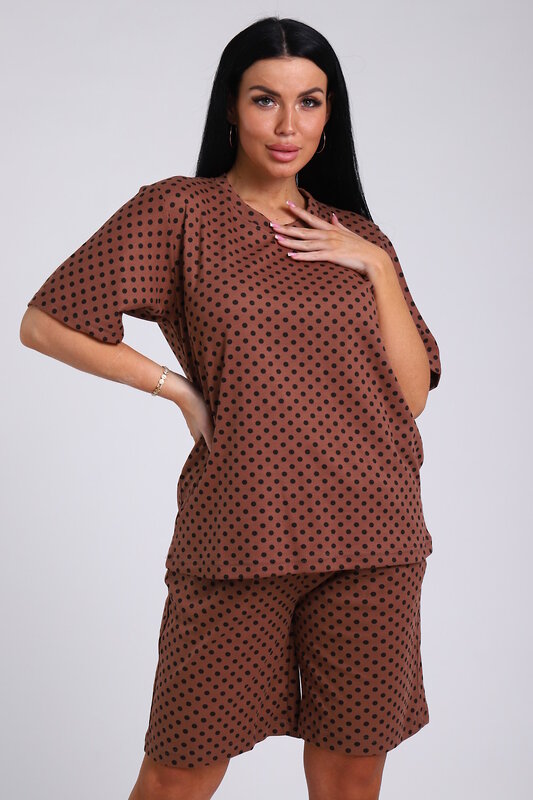 Натали Костюм 580768 52317 коричневый