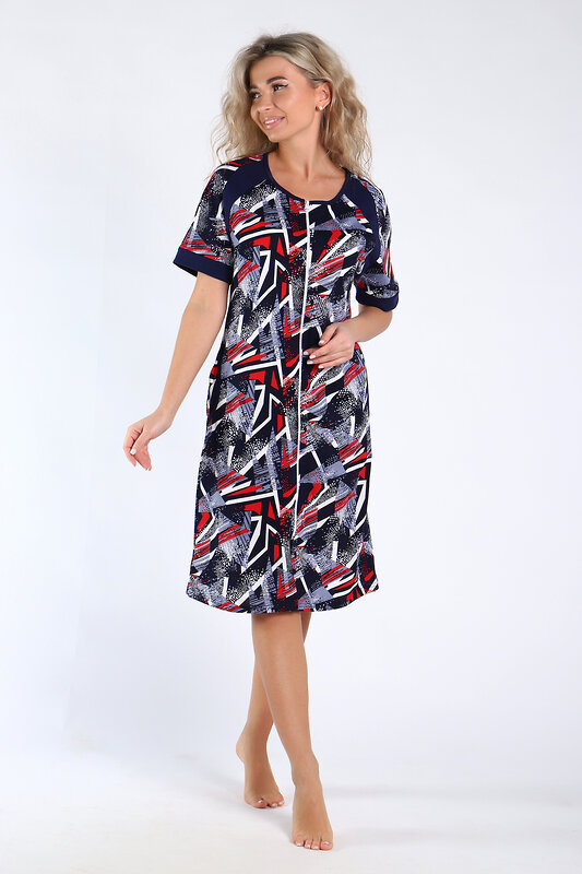 Натали Халат 580811 89377 темно-синий