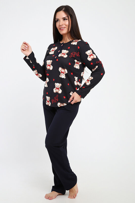 Натали Пижама 580821 24276 темно-синий