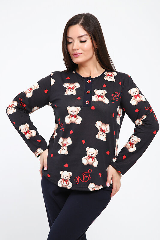 Натали Пижама 580821 24276 темно-синий