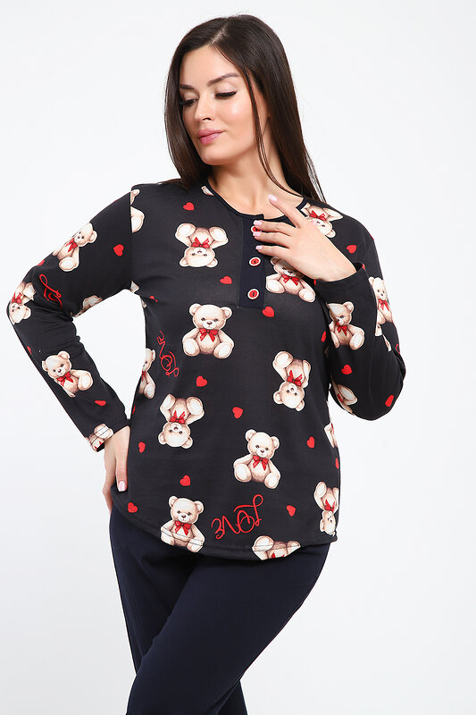 Натали Пижама 580821 24276 темно-синий