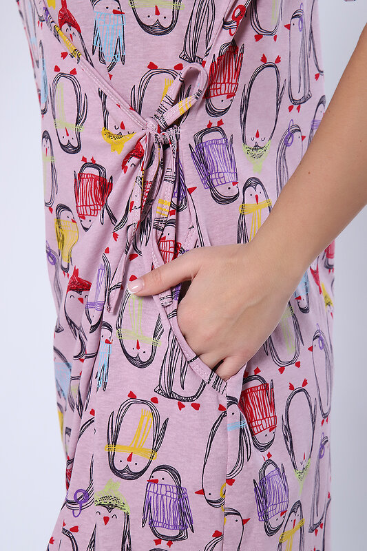 Натали Халат 580824 89331 розовый