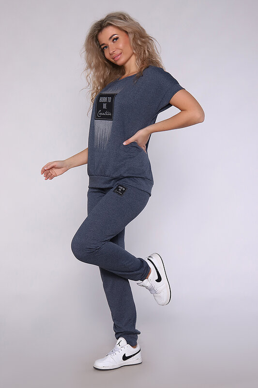 Натали Костюм 580825 51079 индиго меланж