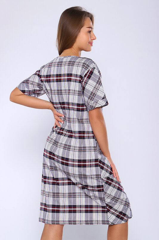 Натали Туника 580839 59218 серая клетка