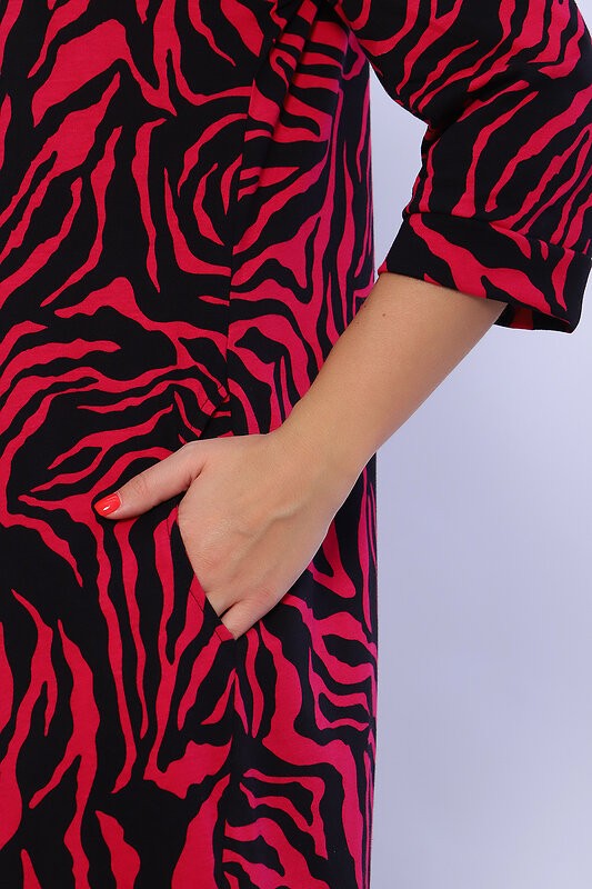 Натали Платье 580844 59205 черный/красный