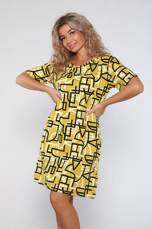 Натали Туника 580852 59192 желтый