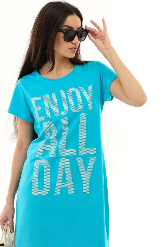 Натали Платье 580854 50558 бирюзовый