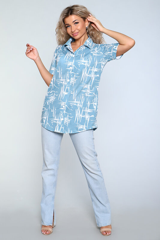 Натали Туника 580858 59143 зеленый