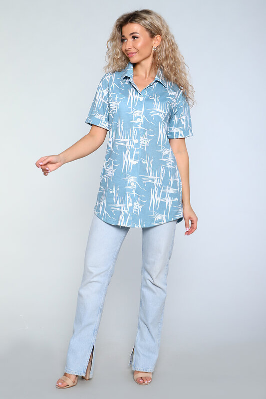 Натали Туника 580858 59143 зеленый