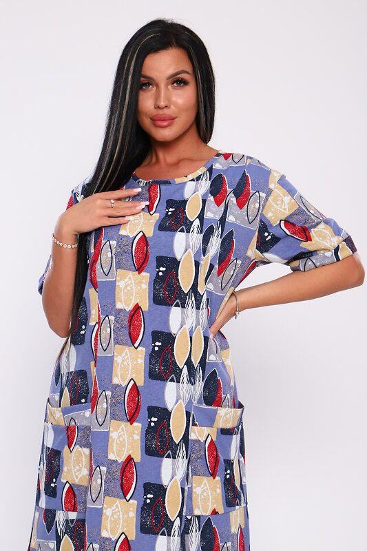 Натали Платье 580862 59129 синий