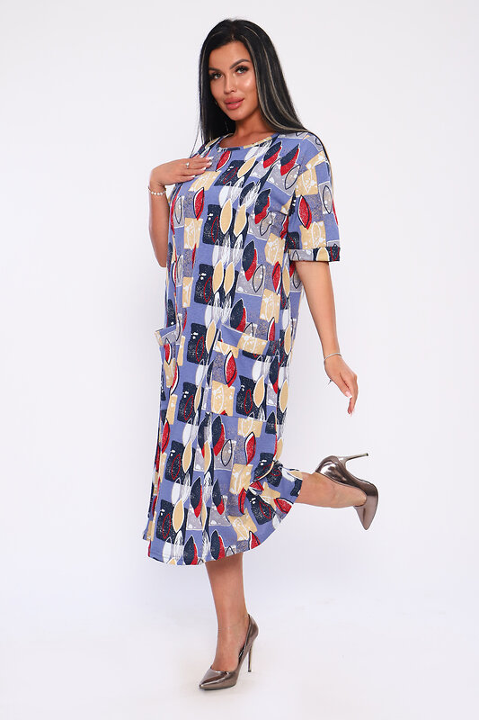 Натали Платье 580862 59129 синий