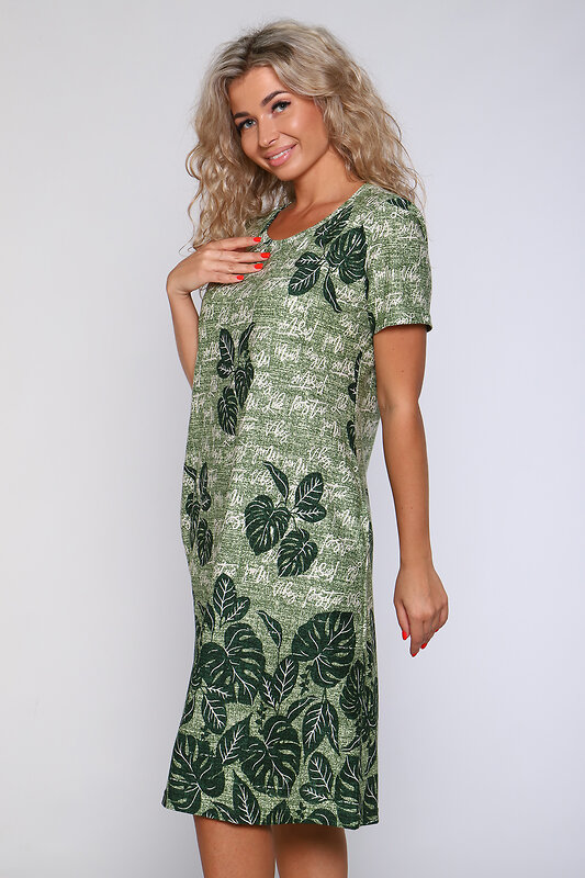 Натали Платье 580863 59127 зеленый