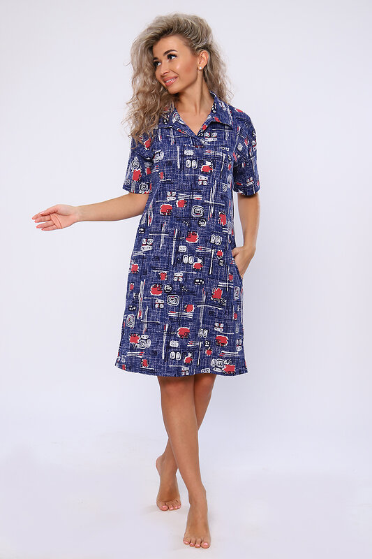 Натали Платье 580867 59111 синий