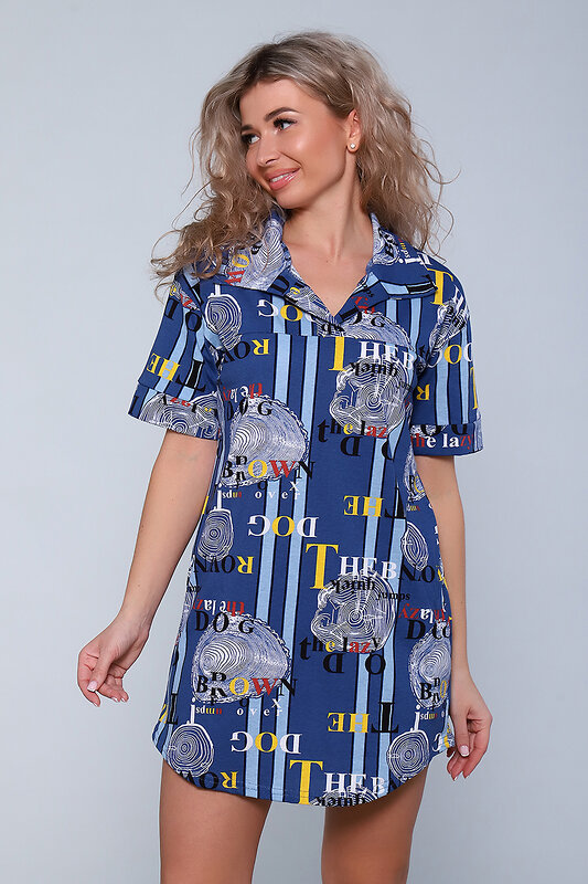 Натали Туника 580875 59074 синий