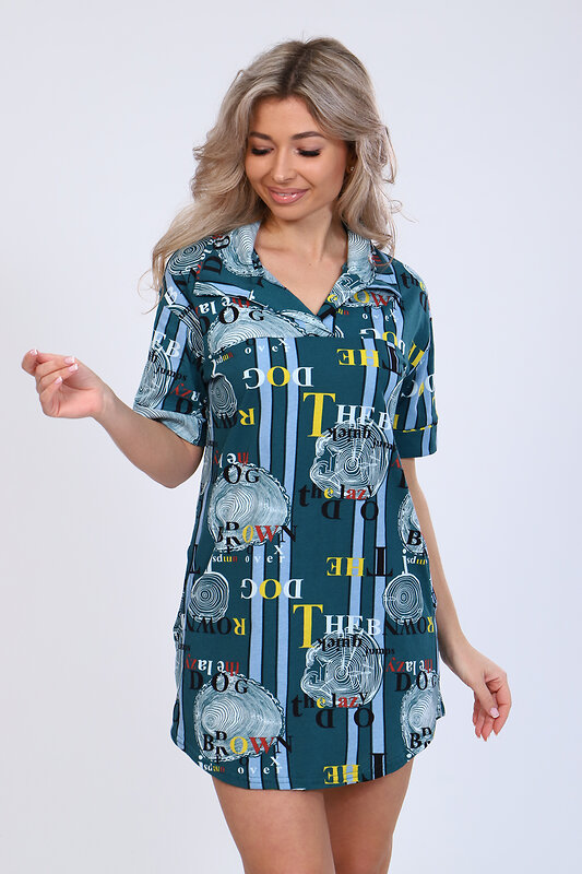 Натали Туника 580876 59074 зеленый