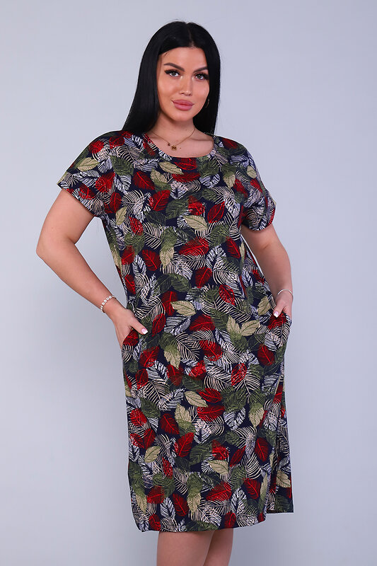 Натали Платье 580877 59067 листочки