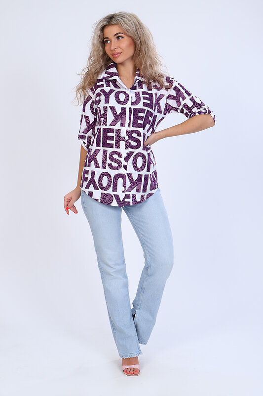 Натали Туника 580878 59053 фиолетовый