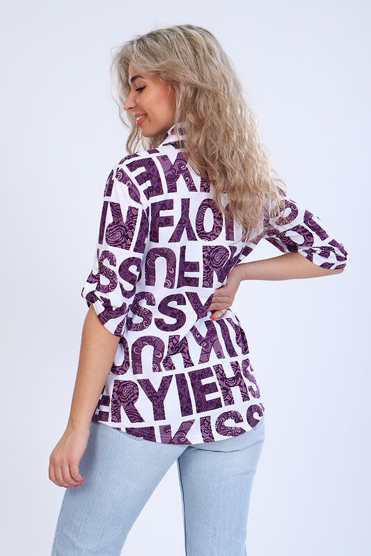 Натали Туника 580878 59053 фиолетовый