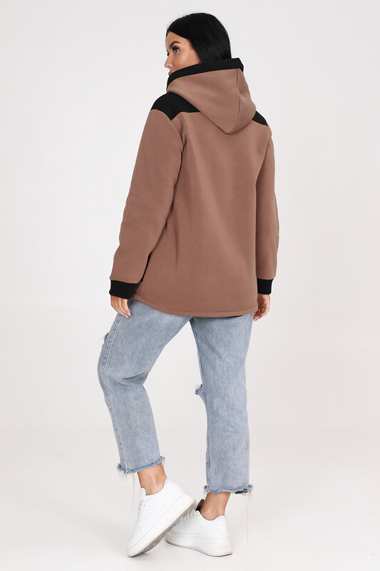 Натали Толстовка 580882 52223 коричневый