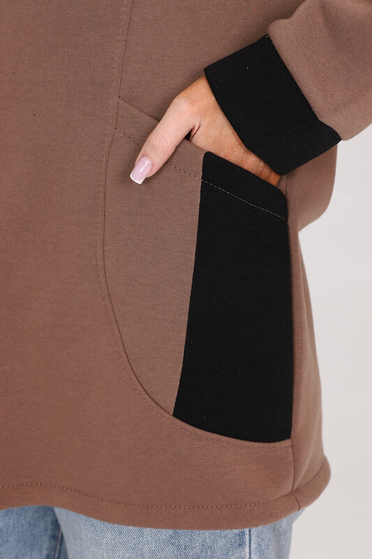 Натали Толстовка 580882 52223 коричневый