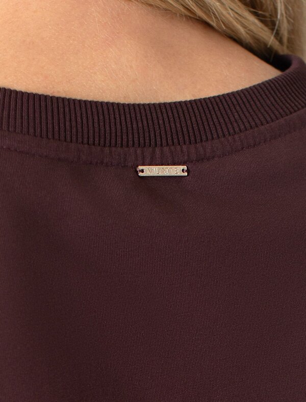 VILATTE Футболка 580901 D49.074 коричневый