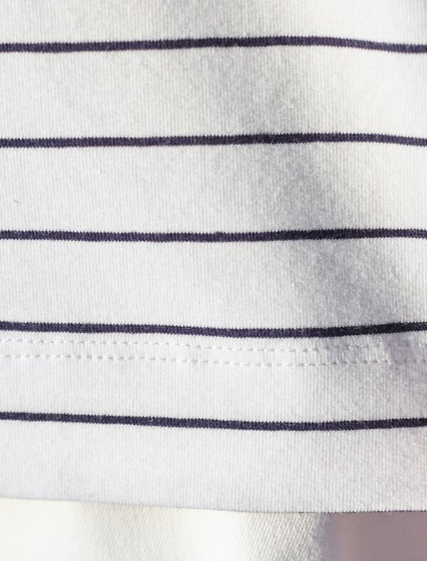 VILATTE Футболка 580907 D49.100 белый-синий