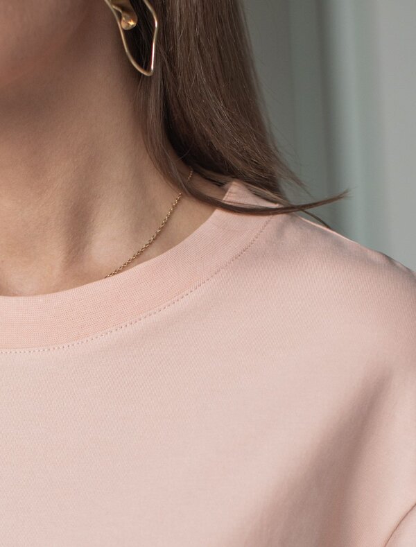 VILATTE Футболка 580910 D49.144 пудра