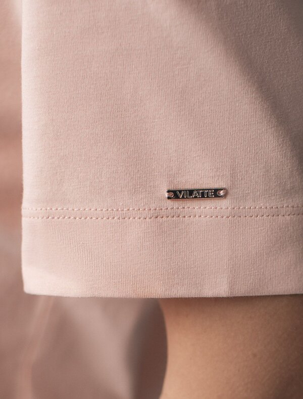 VILATTE Футболка 580910 D49.144 пудра